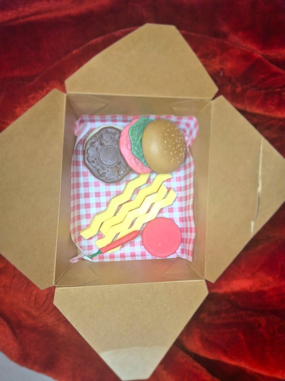 Diner Fast Food Wax Melt Selection Box - Unique Novelty Gift Set