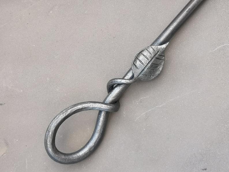 leafy style fire poker