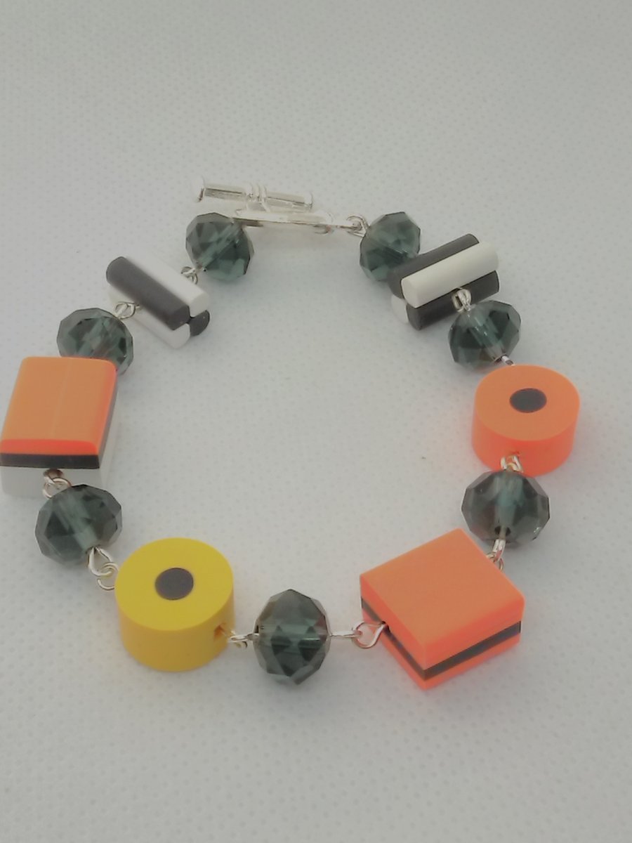 Orange Allsorts Bracelet