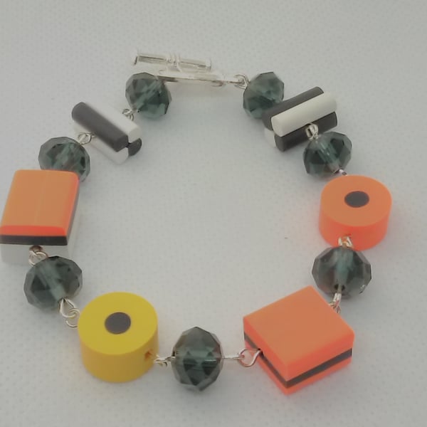 Orange Allsorts Bracelet