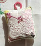 The slow-stitched lavender sachet with a flower charm - Image 2