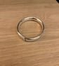 "Coalescence" - Heavy Handmade Sterling Silver Hinged Bangle - Made to any size  - Image 4