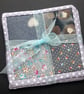 Patchworked textile Coaster set - Image 3