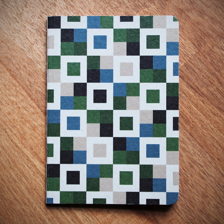 ARC02.3 A6 pocket notebook with graphic pattern cover