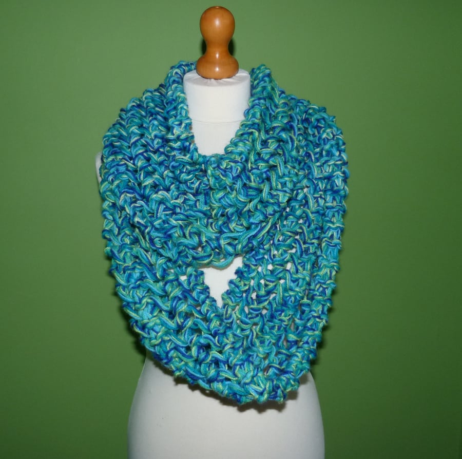 Super Chunky Infinity Cowl. Scarf Neck Warmer. ... - Folksy