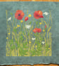 Poppies Meadow linocut print - Image 2