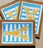 Seaside Stripes Lobster Card - Image 4