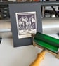 Lino Print - "Small Snowdrops" - Image 7