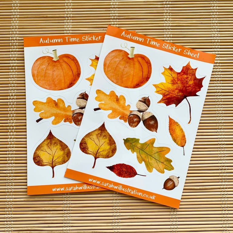 Autumn Time Sticker Sheet