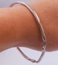 Molten Silver Bangle - Image 7