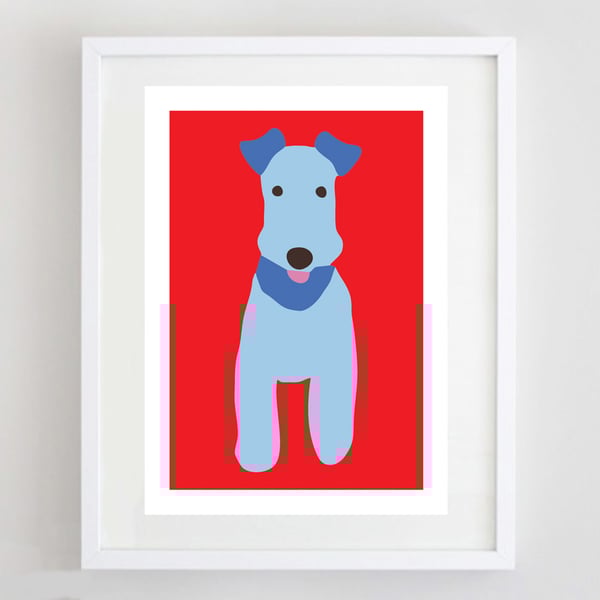 Terrier Print