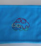 Fleece Blue Neck Warmer With Embroidered Cartoon Car (R140) - Image 2