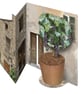 Italian Vineyard 3D greeting card