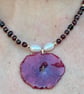 Sacred Crimson Poppy Necklace - Image 4