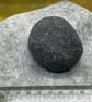 Hand painted pebble with paw print design - Image 2