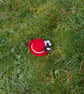 Handmade felted wool hat brooch - Image 2