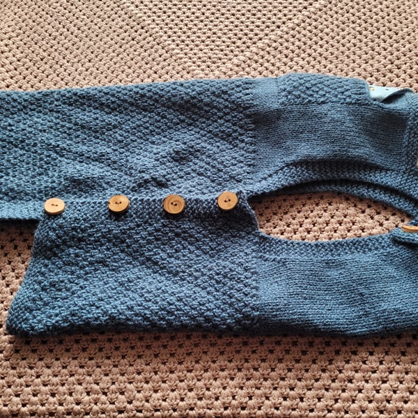 Denim dungarees style,  dog coat 