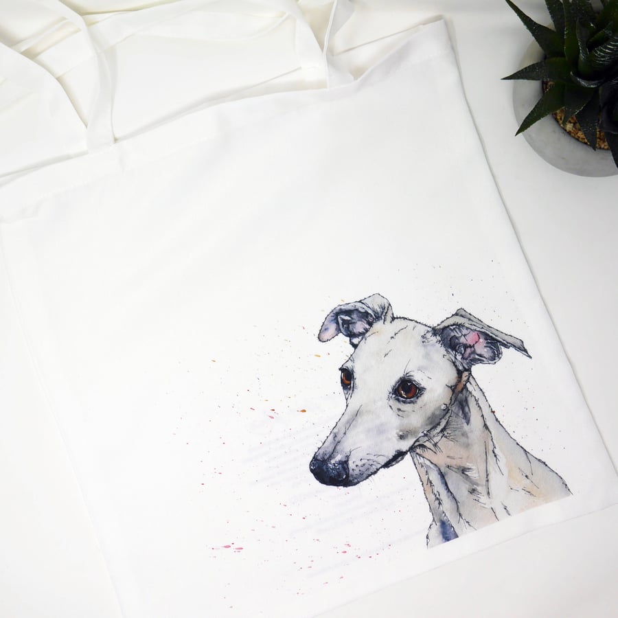 Whippet, Whippet Love, Whippet Gift, Whippet Bag, Sighthound, Letterbox Gift