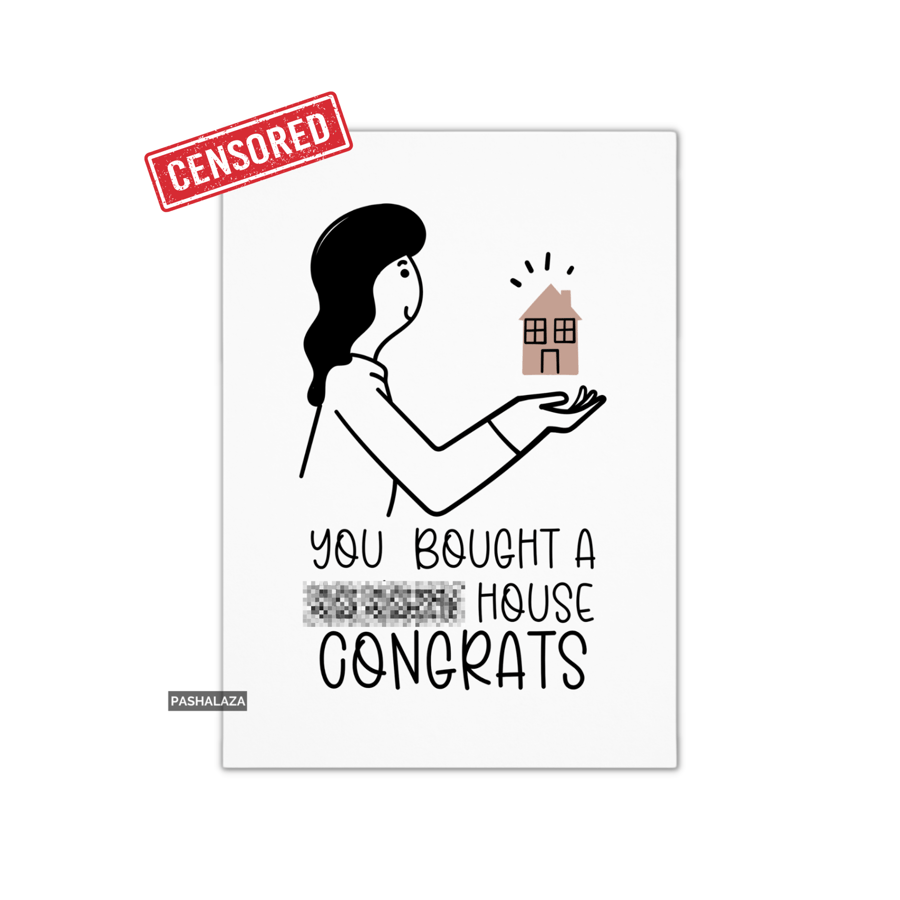 Funny Congrats Card - Novelty Congratulations Greeting Card