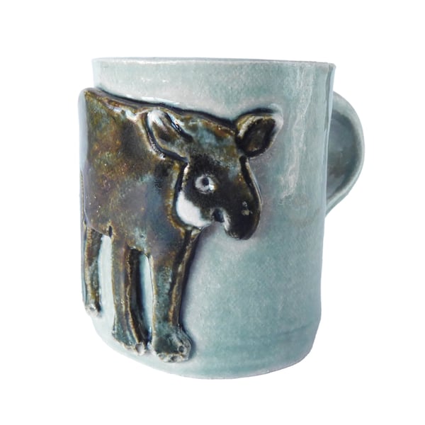 Tapir Stoneware Mug - Hand Built Pottery