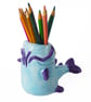 Fish Ceramic Pot - Handmade - Image 4