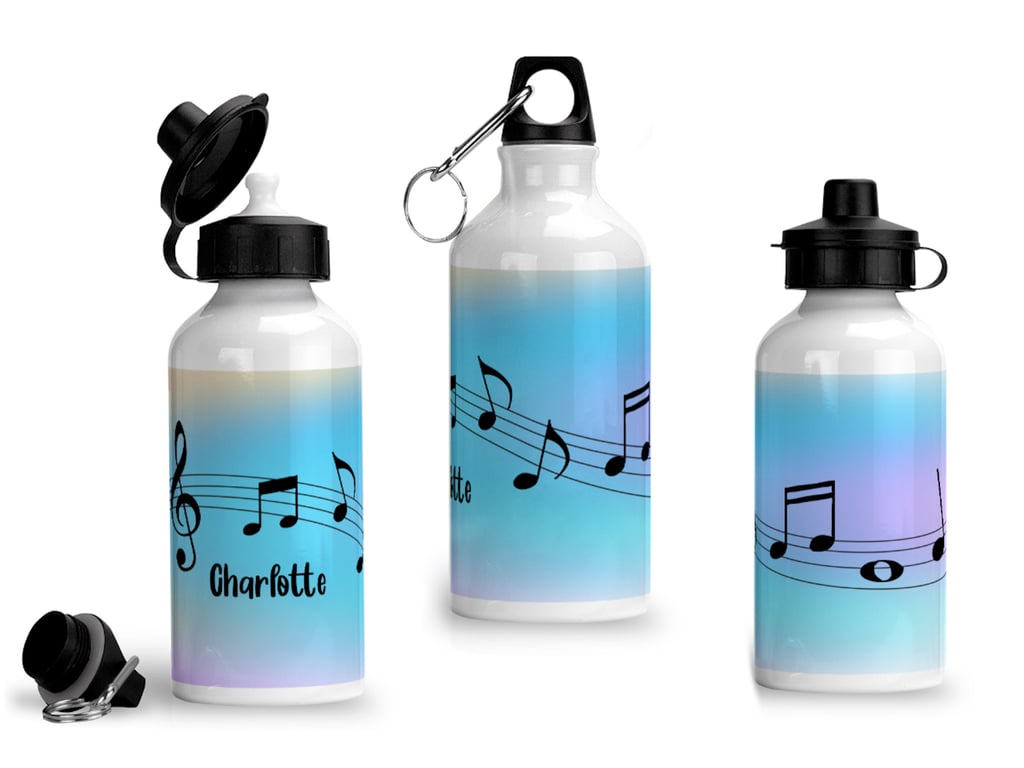 Musical themed Personalized Bottle