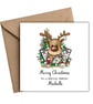 Bingo Reindeer Merry Christmas Card
