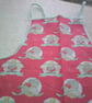 Dumbo on Pink Baby Apron - Image 2