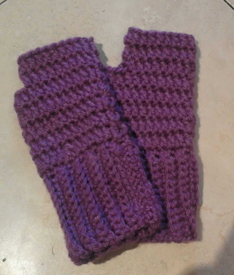 Little girls fingerless gloves 