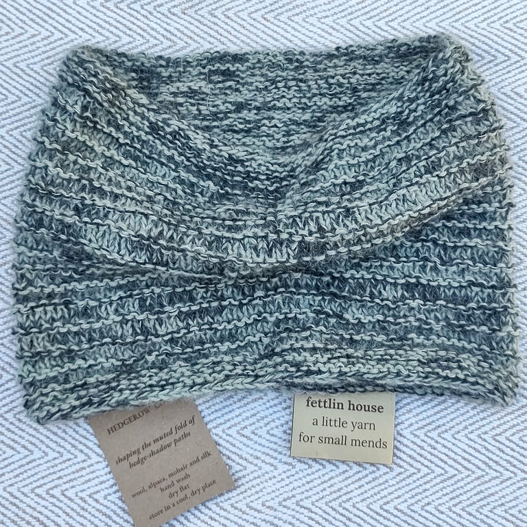 Hedgerow Cowl - shaping the muted fold of hedge-shadow paths
