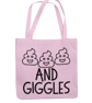 Sh.t's (poo's) and Giggles - Funny Novelty Tote Bag - Image 3