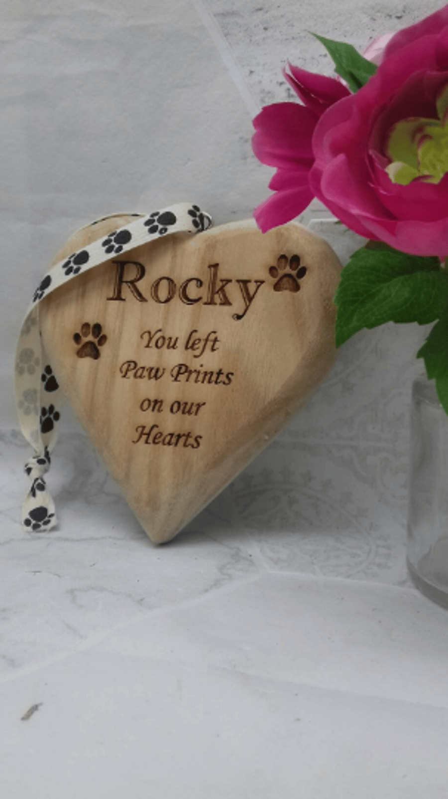 Personalised Pet Memorial Plaque Pet Grave Marker Pet Loss Ornament