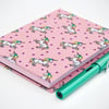 A6 Hardback Notebook with full cloth unicorn cover