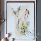 Mermaid original painting 