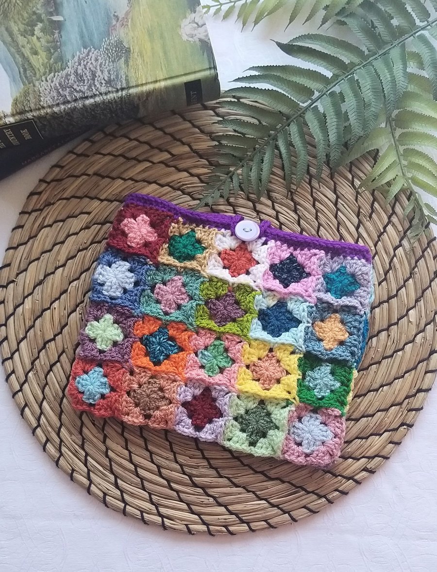 Crochet Book Kindle Sleeve Pouch