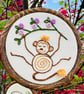 5 Jungle Safari animal themed embroidered wall art for children's rooms, gifts - Image 6
