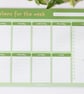 Happy Weekly Planner A4 Desk Pad Plan the Week 50 sheets Notepad Family Calendar - Image 10