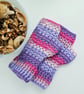 Colourful Fingerless Mitts, Crochet Wrist Warmer Gloves, Fairytale Fantasy - Image 2