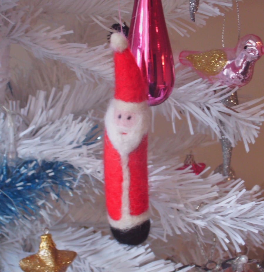 FATHER CHRISTMAS  NEEDLEFELTED