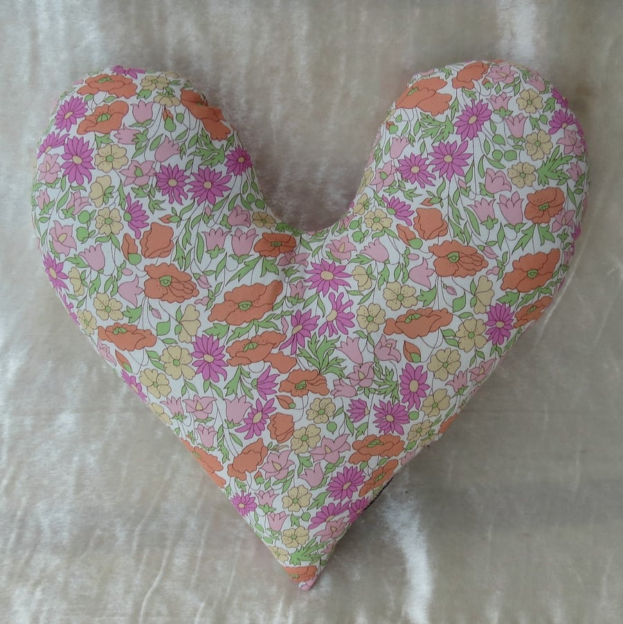 Breast cancer pillow.  Mastectomy pillow.  Made from Liberty Lawn.