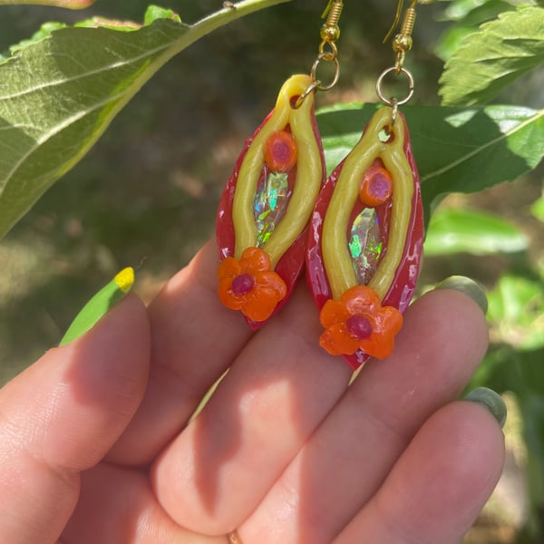 Glistening Sunset Yoni Earrings (set 3)