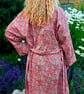 Handmade Liberty of London Tana Lawn Dressing Gown – Luxury Robe – Floral Print - Image 3