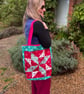 Patchwork Star design tote bag - Image 1