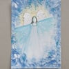 original art angel healing painting ( ref 838 G9)