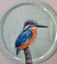 Kingfisher Tray Wildlife Gift, Bird Lover Melamine Serving Tray - Image 4