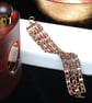Copper Colours Beaded Cuff Bracelet - Image 2