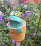 Frog Prince cane topper - Image 1