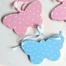 Two butterfly door and cot hangers