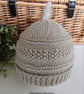 Designer Baby Beanie Merino Wool Hat 3-9 months size 