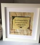 Handmade Framed Charlie Chaplin Quote: Inspirational Wall Art Gift - Image 5